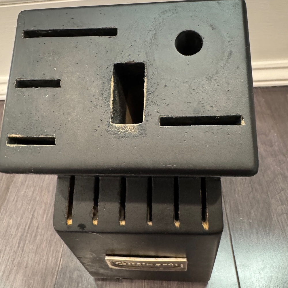 Cuisinart Black Knife Block Holder for Kitchen Knives & Utensils - Picture 3 of 6